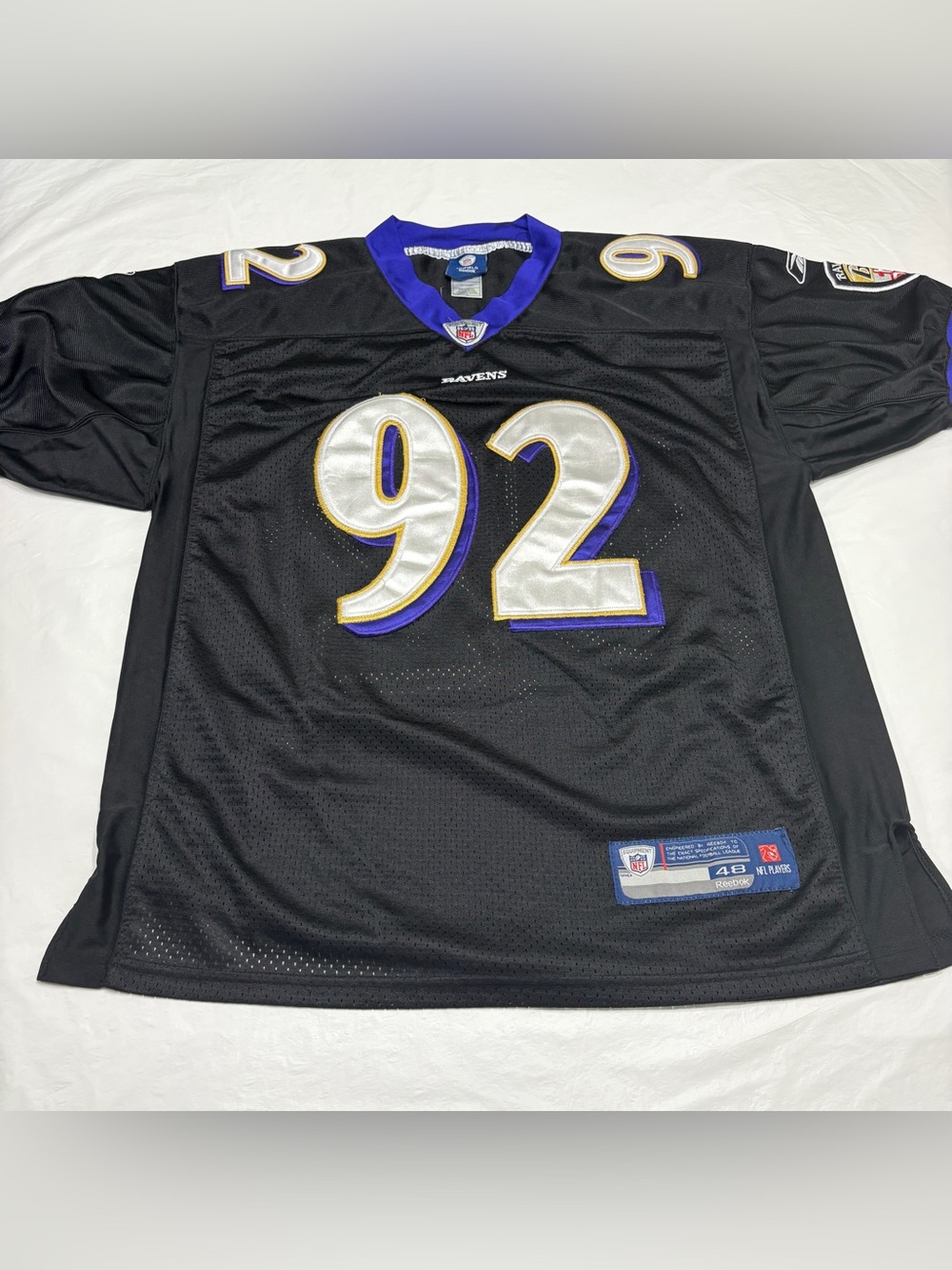 Vintage Reebok Baltimore Ravens Haloti Ngata #92 NFL Jersey Men’s 48 XL